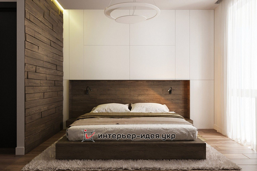 Гармоничная спальня с натуральными материалами