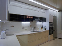 Фото ремонта кухни с использованием плитки Кабанчик. Фото КВАРТИР, ДОМОВ