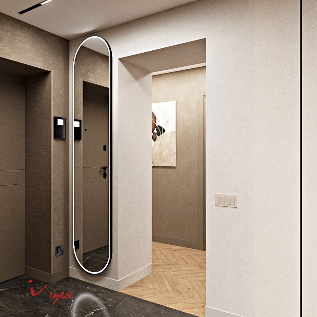 Контрастная кухня-гостиная в стиле контемпорари