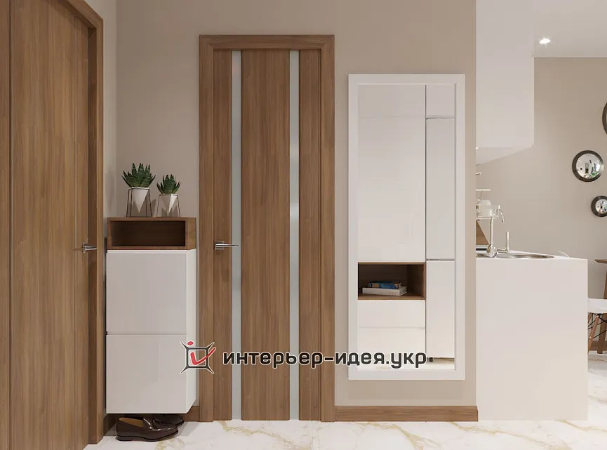 Студия, совмещенная с зоной спальни, на 28 квадратных метрах