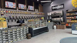 Интерьер магазина "Уманьпиво" в г. Белая Церковь по ул. Леваневского, 57