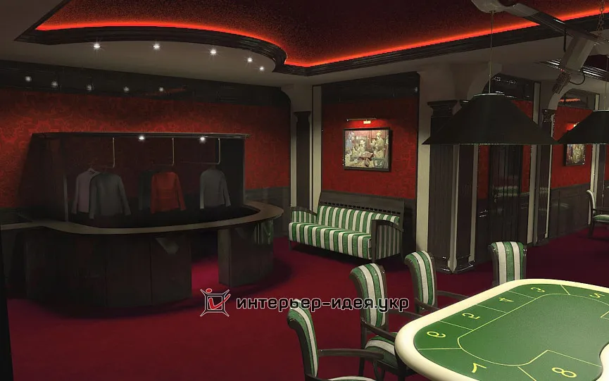 Дизайн покерного клуба в г. Киев