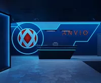 Ресепшн и зона ожидания в клубе виртуальной реальности. Дизайн САЛОНА КРАСОТЫ