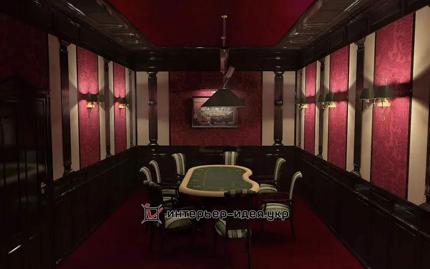 Дизайн покерного клуба в г. Киев