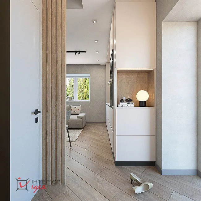 Кухня-студия 20 м² для молодой пары