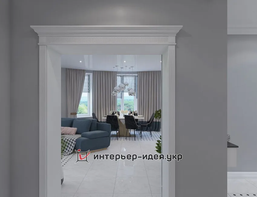 Дизайн кухни в стиле современная классика