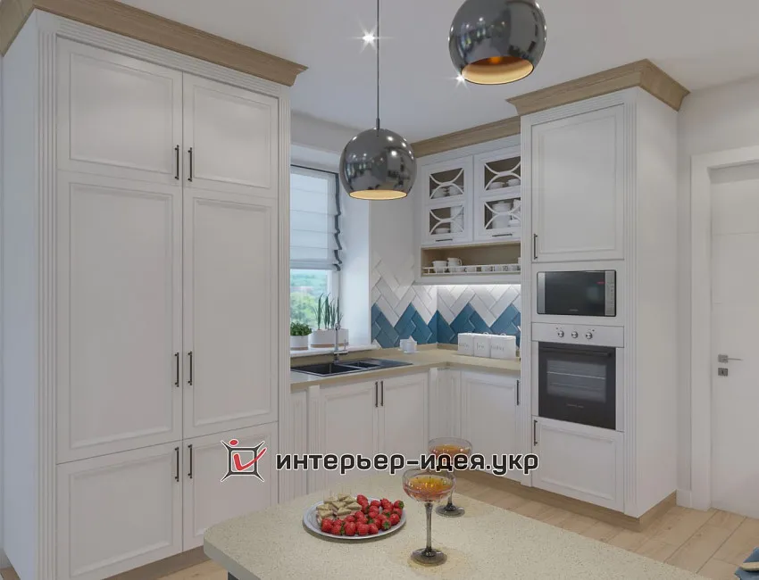 Дизайн кухни в стиле современная классика