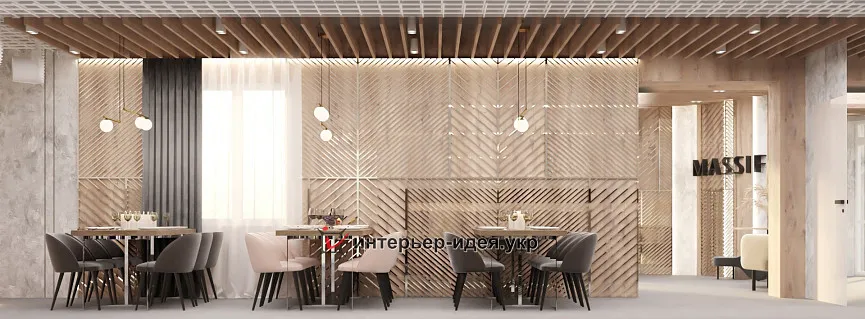 Дизайн ресторана Massif в Кагарлыке, Киевской области