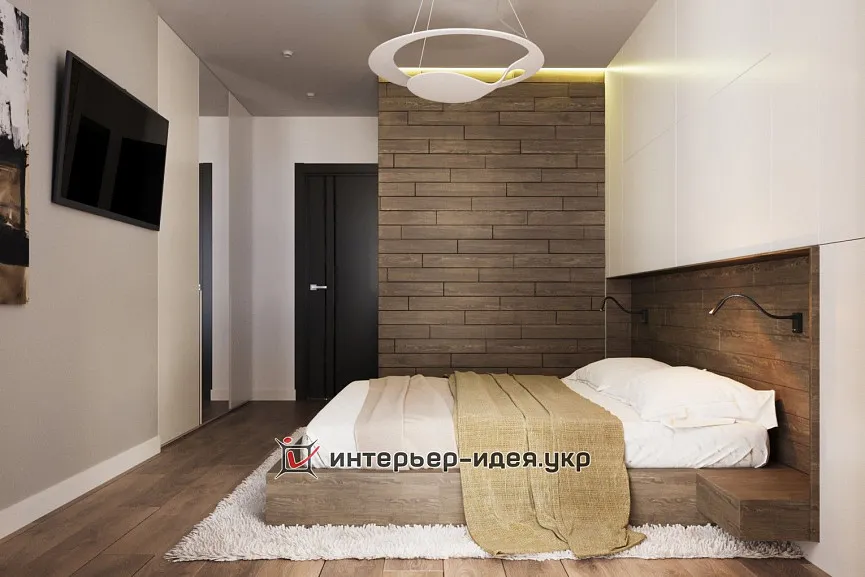 Гармоничная спальня с натуральными материалами