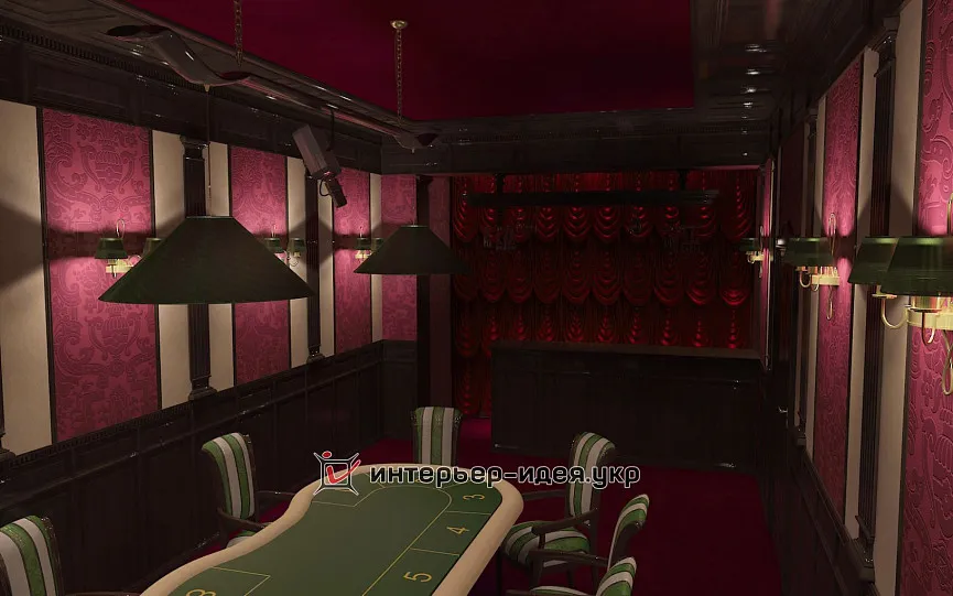 Дизайн покерного клуба в г. Киев