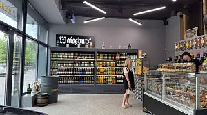 Интерьер магазина "Уманьпиво" в г. Белая Церковь по ул. Леваневского, 57