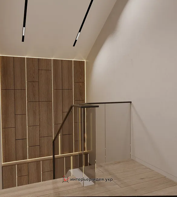 Вдали от суеты. Уютная кухня-гостиная в почти минималистичном стиле