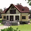 Дизайн фасада коттеджа в современном стиле